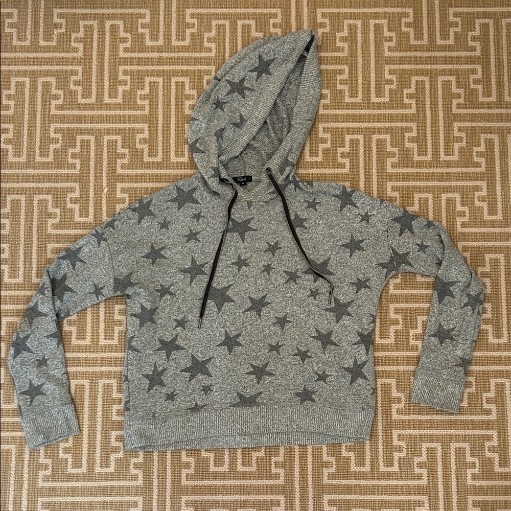 Rails Heather Gray Star Hoodie